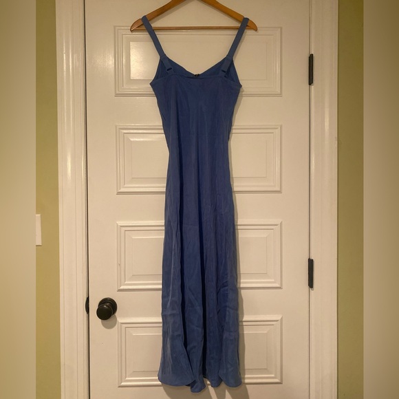 NWT J.Crew Women’s Gwyneth V-neck Slip dress in Blue Size 0 - Picture 5 of 8